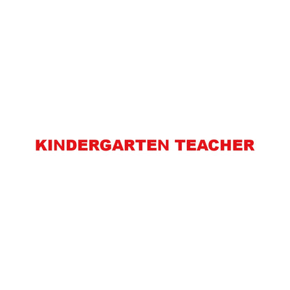 KINDERGARTEN TEACHER 8