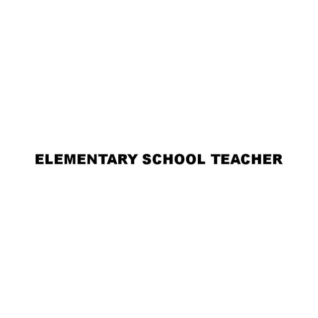 ELEMENTARY SCHOOL TEACHER