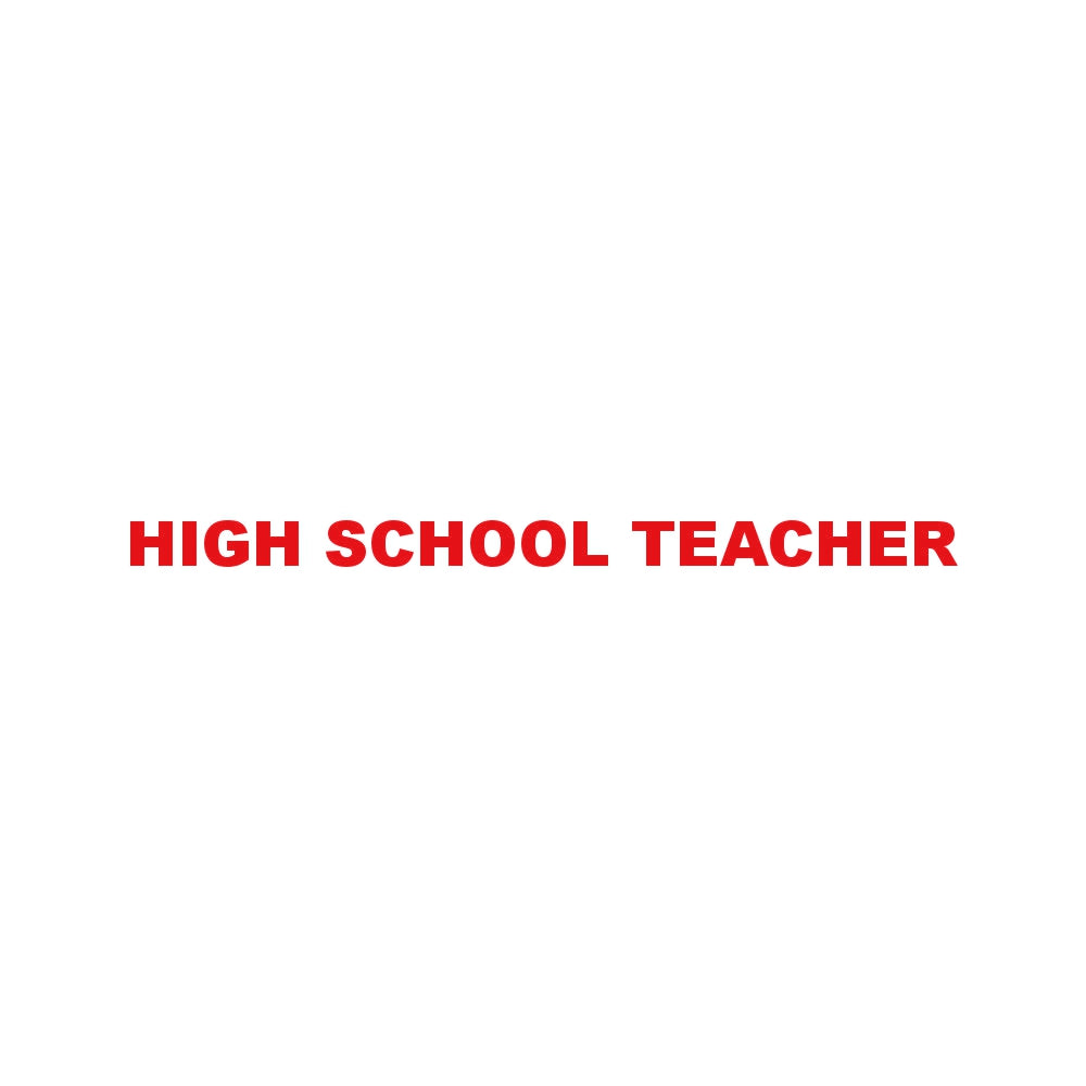 HIGH SCHOOL TEACHER 8