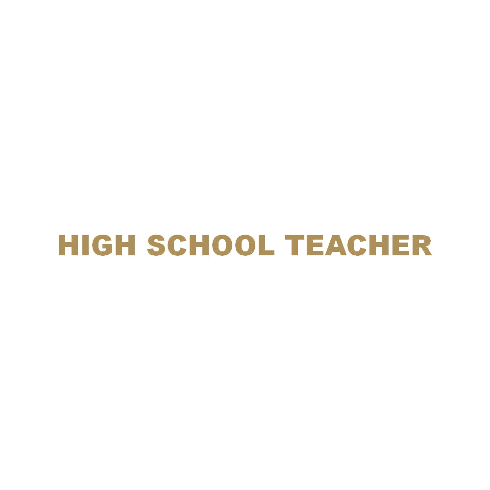 HIGH SCHOOL TEACHER 9