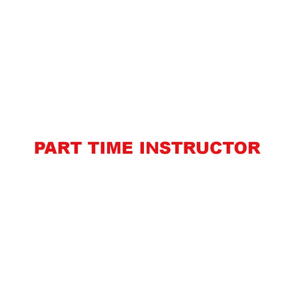 PART TIME INSTRUCTOR 8