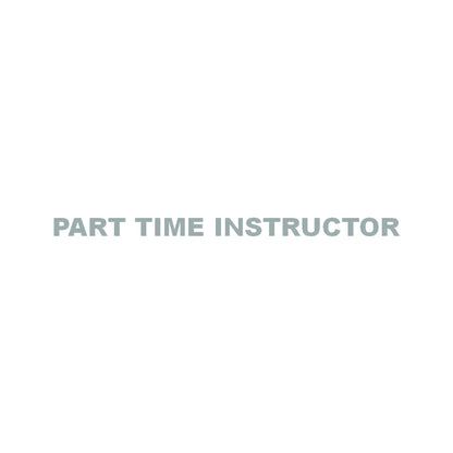 PART TIME INSTRUCTOR 10