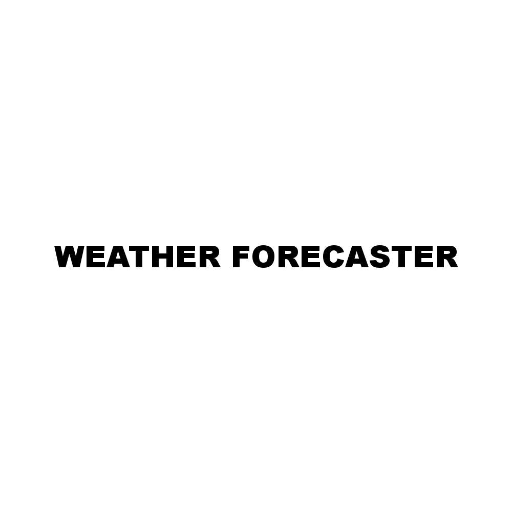 WEATHER FORECASTER