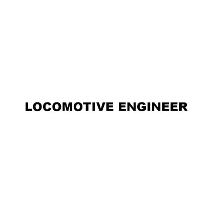 LOCOMOTIVE ENGINEER