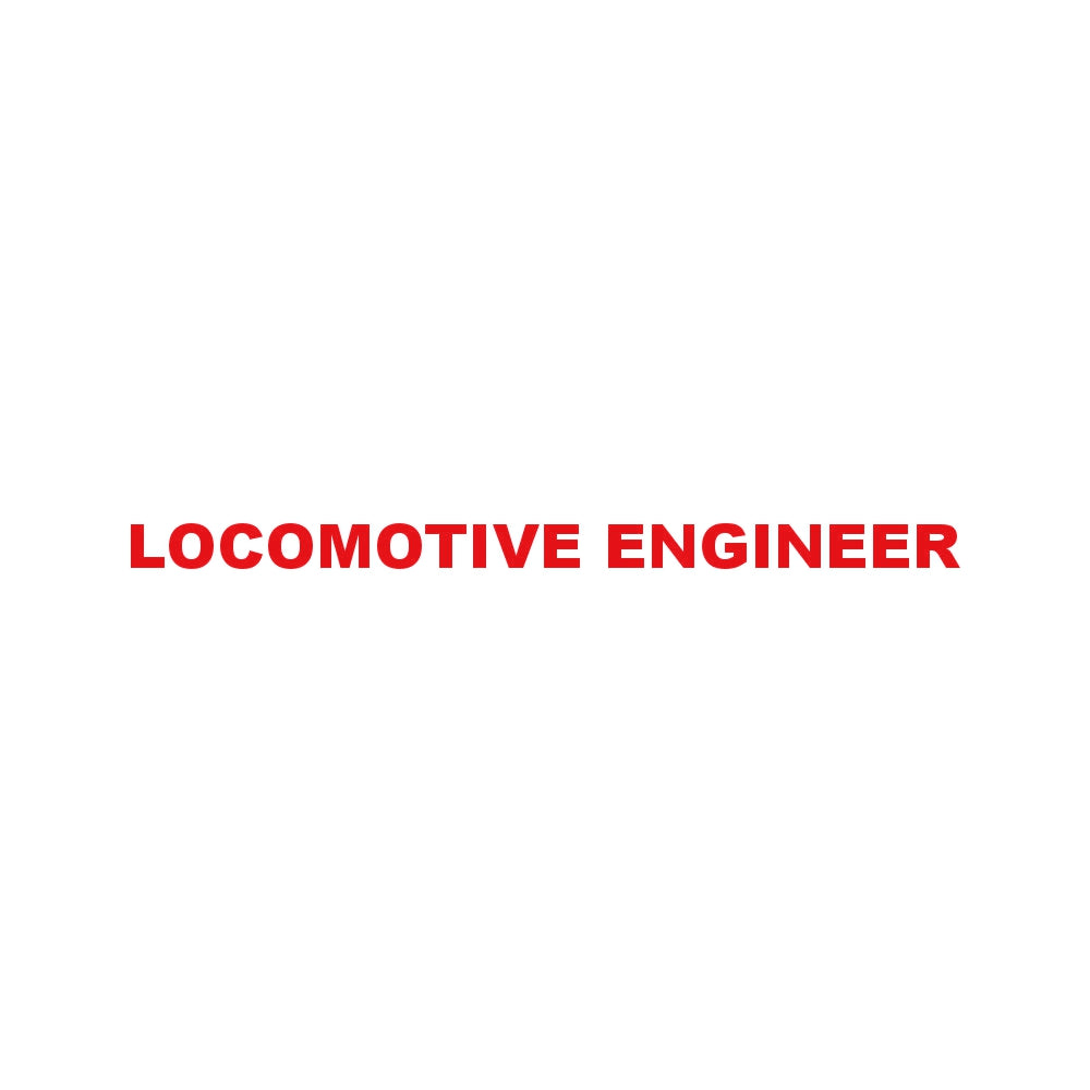 LOCOMOTIVE ENGINEER 8