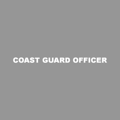 COAST GUARD OFFICER 7