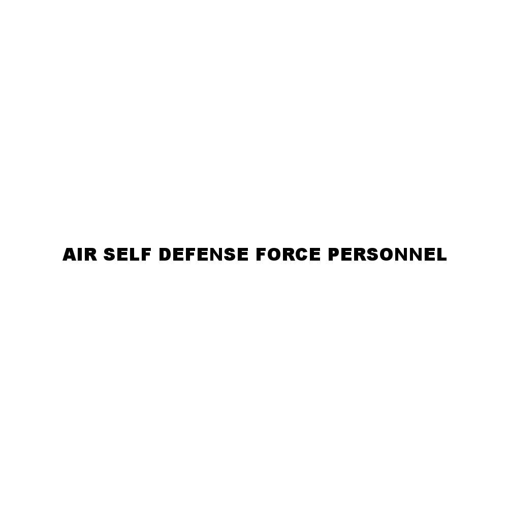 AIR SELF DEFENSE FORCE PERSONNEL