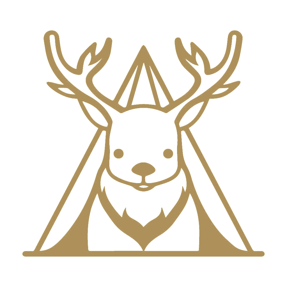 鹿とテント 9