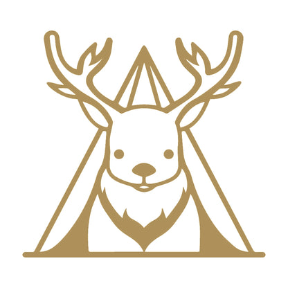 鹿とテント 9