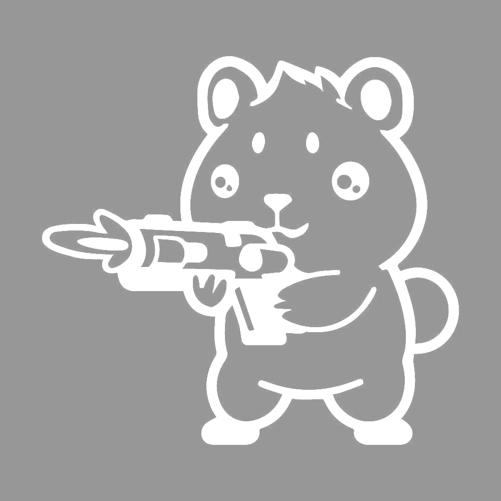 銃を撃つハムスター (A) 7