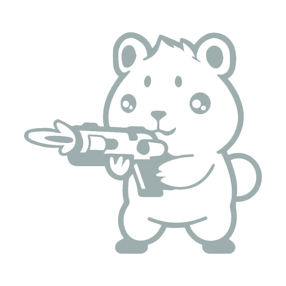 銃を撃つハムスター (A) 10