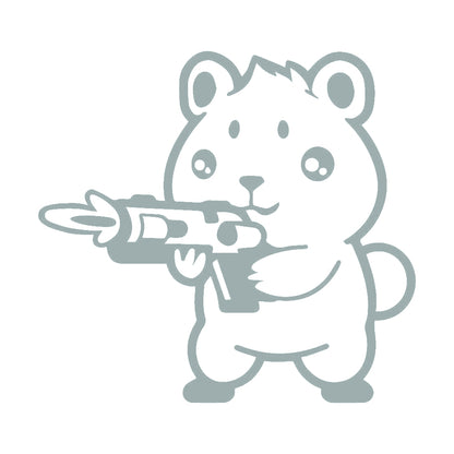 銃を撃つハムスター (A) 10