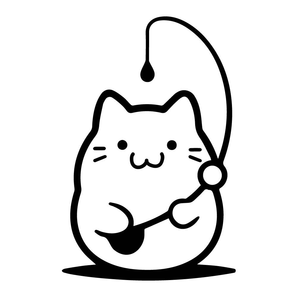 釣りネコ (B)