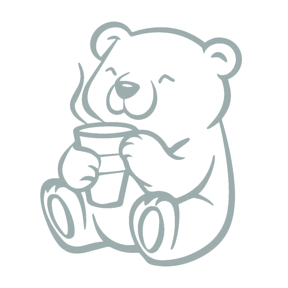 コーヒーを飲むクマ (A) 10