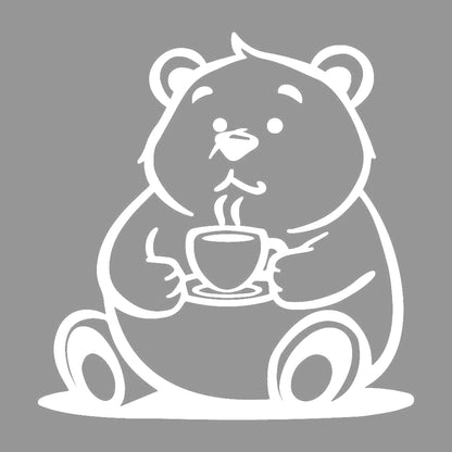 コーヒーを飲むクマ (B) 7