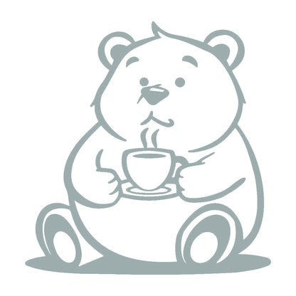 コーヒーを飲むクマ (B) 10