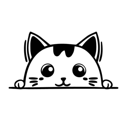 ひょっこり猫 (B)