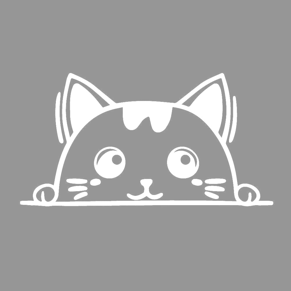 ひょっこり猫 (B) 7