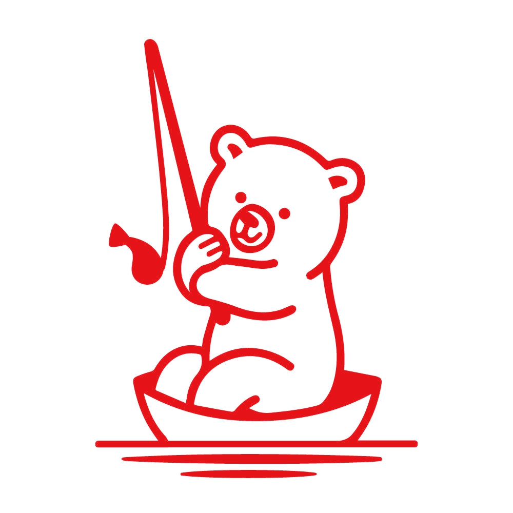 釣りをする子熊 8