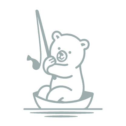 釣りをする子熊 10