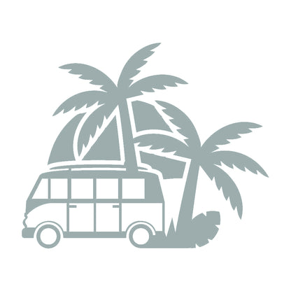 車と海辺の夕陽 10