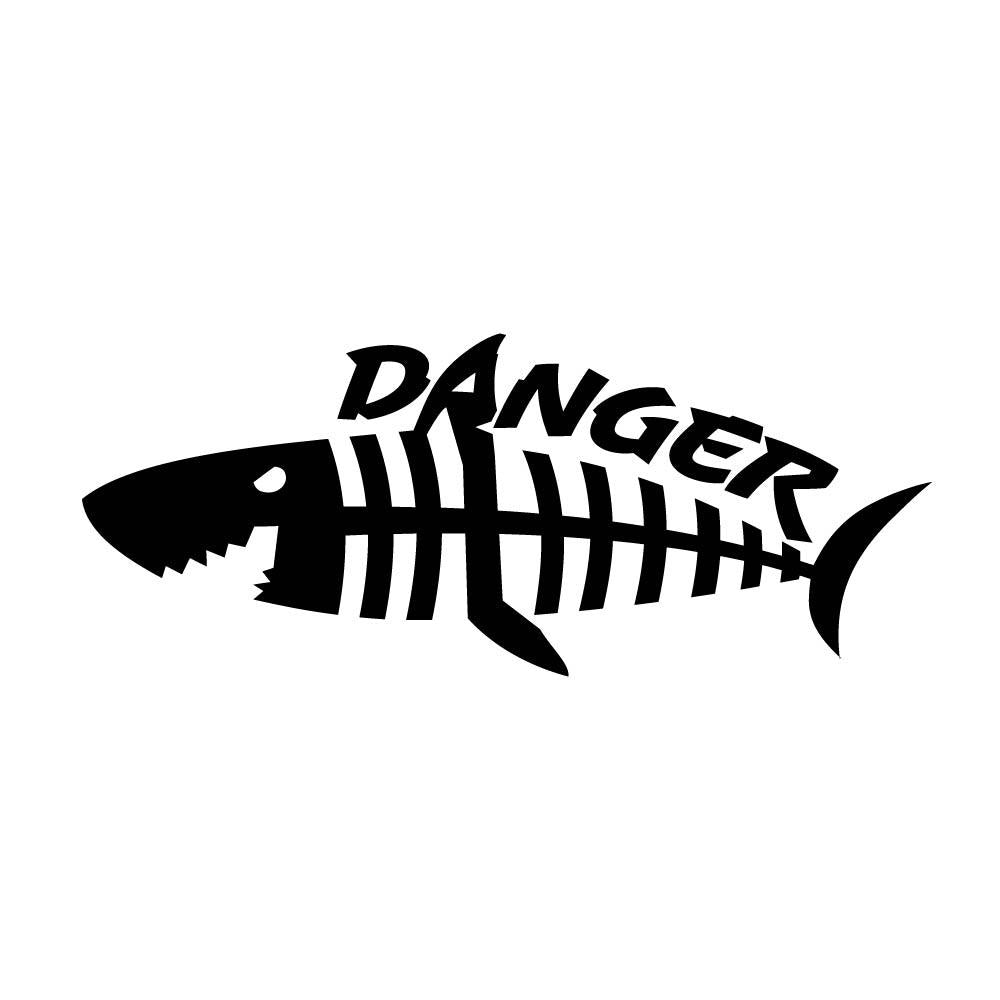 DANGER スケルトンシャーク