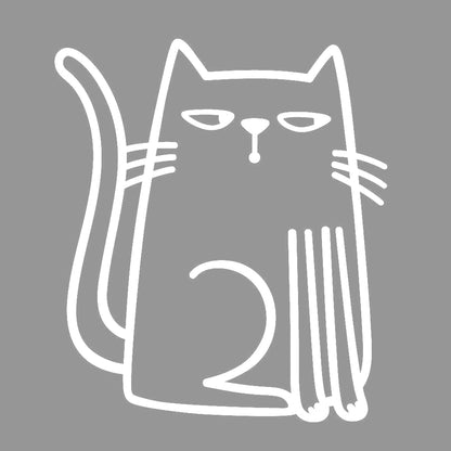 座るネコ 7