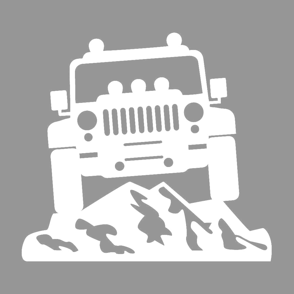 山を登る四駆車 7