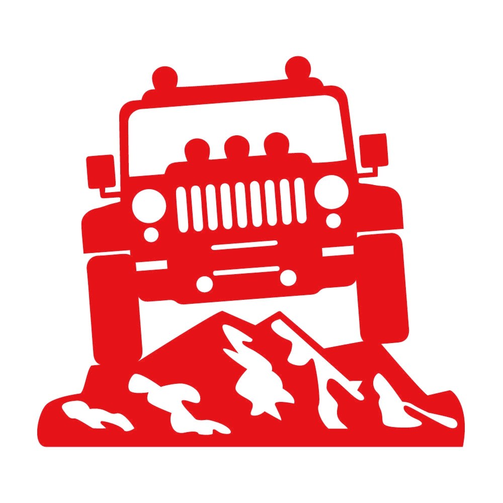 山を登る四駆車 8
