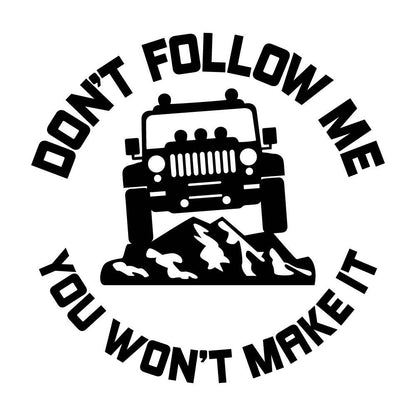 DONT FOLLOW ME 四駆車