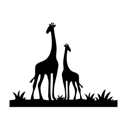 キリンの親子