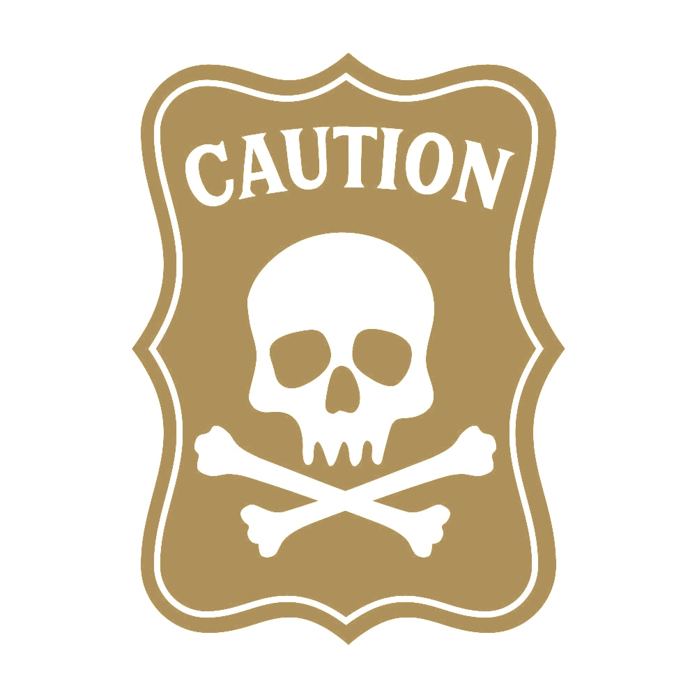 CAUTION ドクロマーク 9