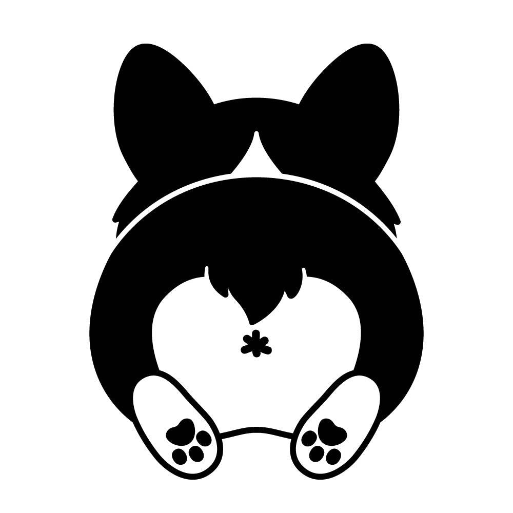 コーギーの後ろ姿