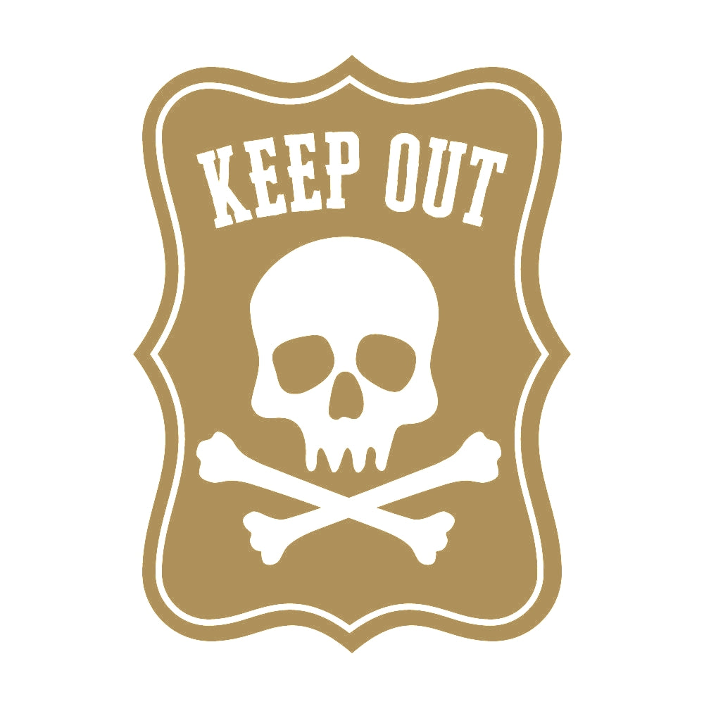KEEP OUT ドクロマーク 9