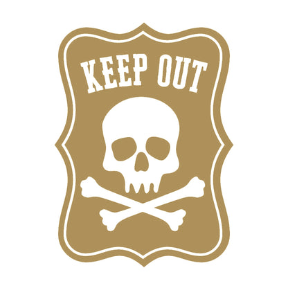 KEEP OUT ドクロマーク 9