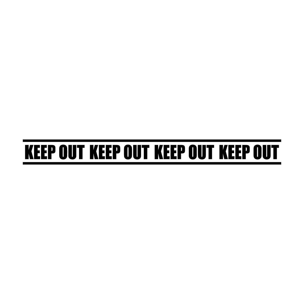 バリケードテープ風 KEEP OUT (A)