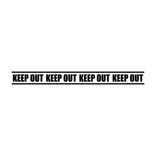 バリケードテープ風 KEEP OUT (A)