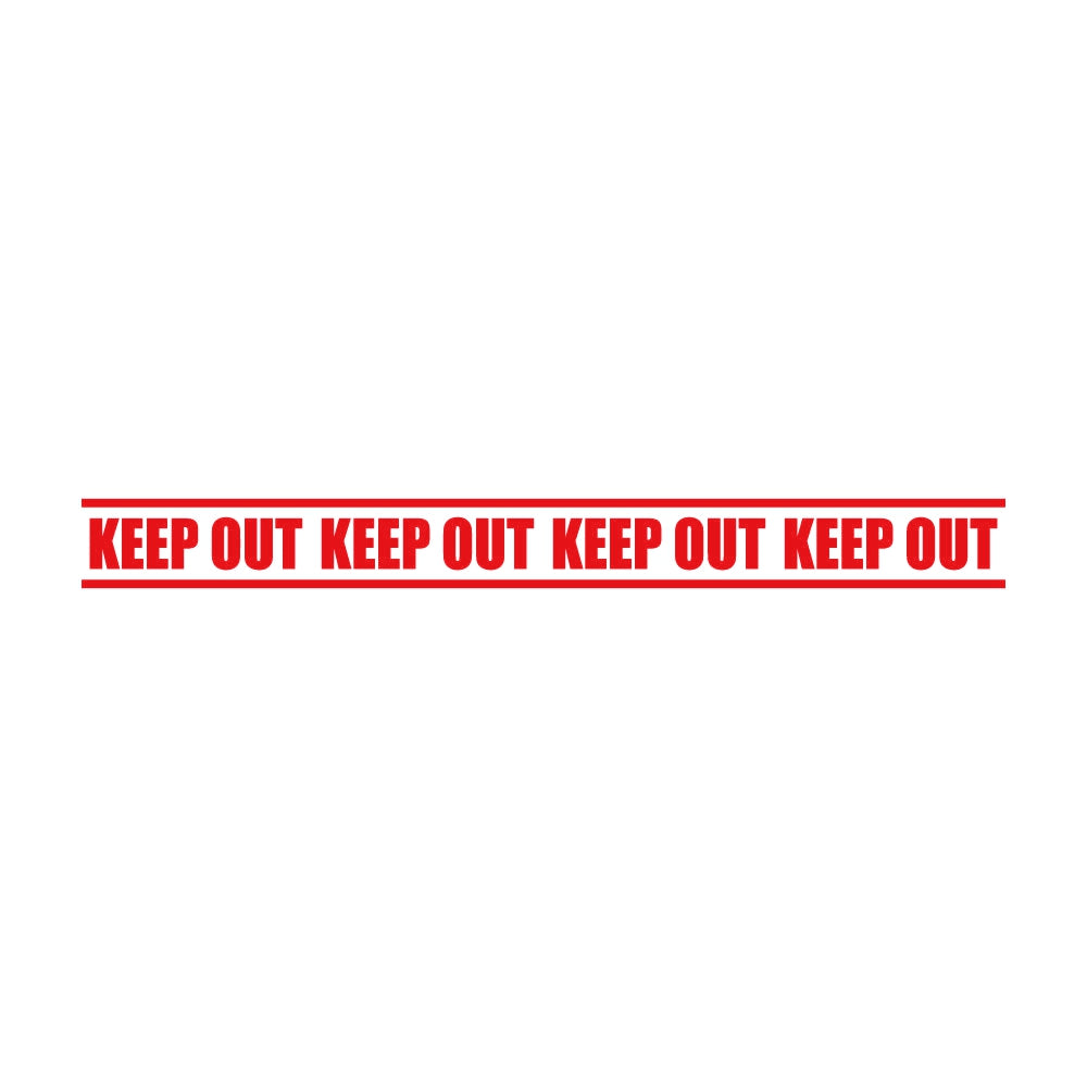 バリケードテープ風 KEEP OUT (A) 8
