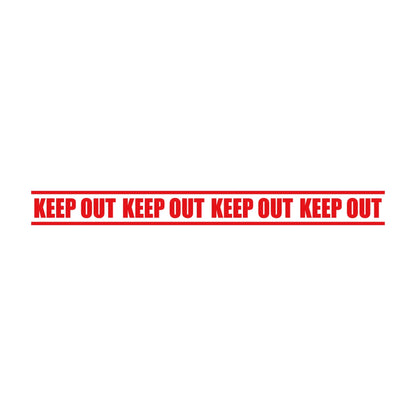 バリケードテープ風 KEEP OUT (A) 8