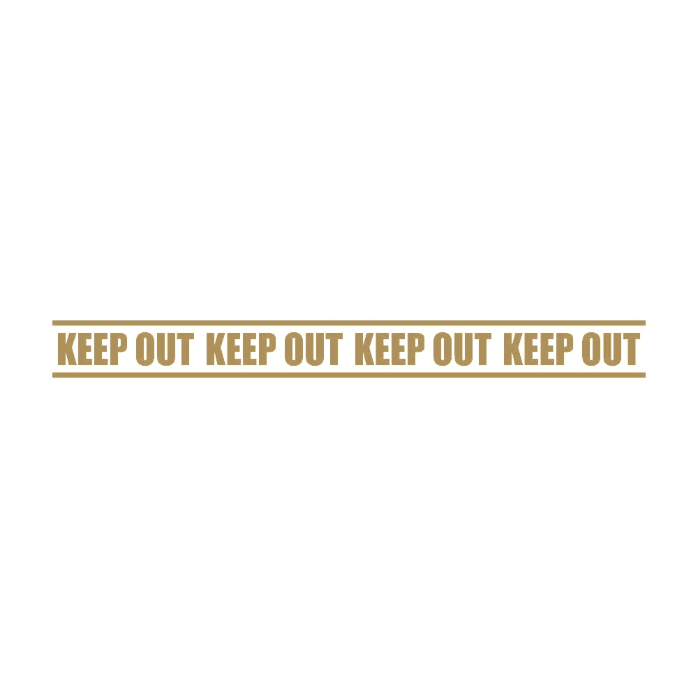 バリケードテープ風 KEEP OUT (A) 9