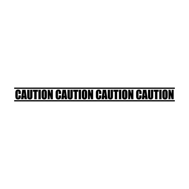 バリケードテープ風 CAUTION (A)