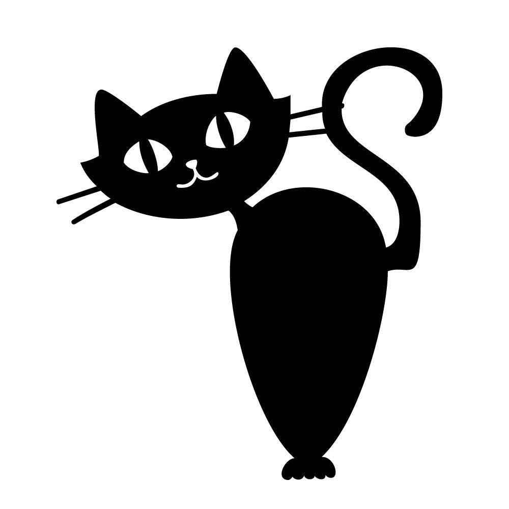 ポップな黒猫 (J)