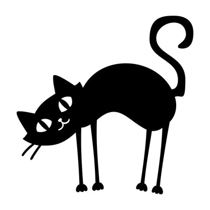 ポップな黒猫 (L)