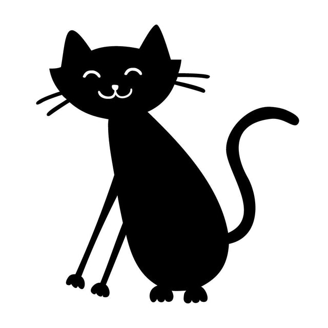 ポップな黒猫 (O)
