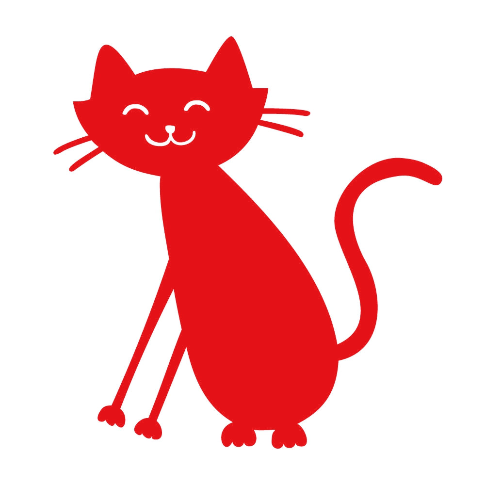 ポップな黒猫 (O) 8