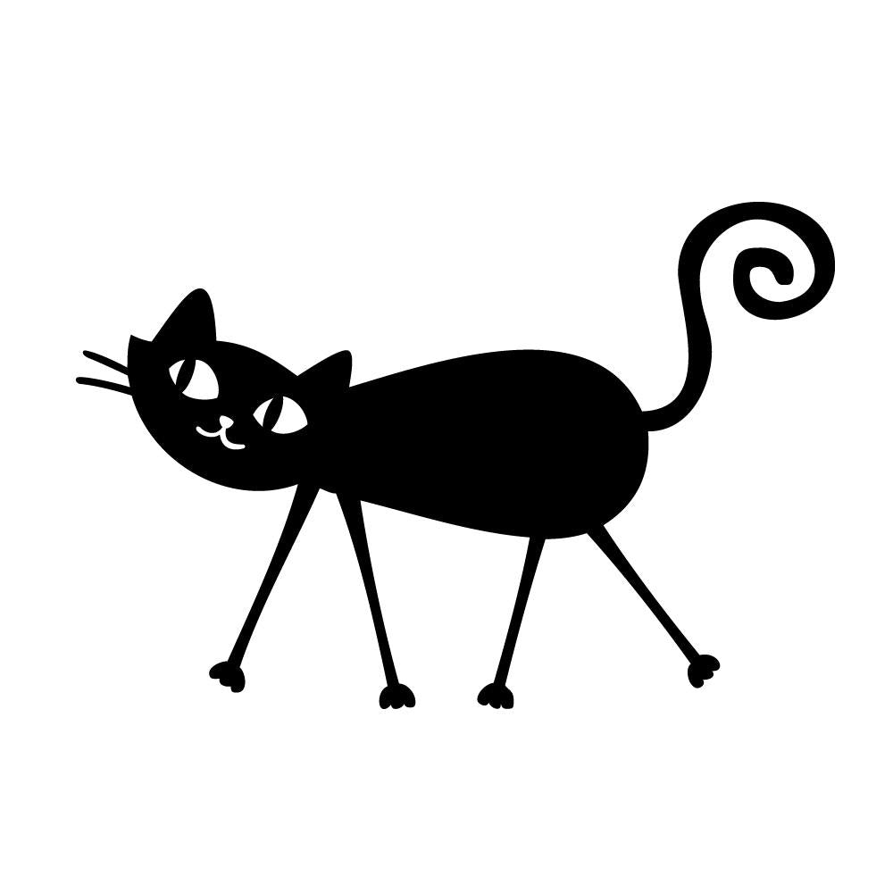 ポップな黒猫 (Q)