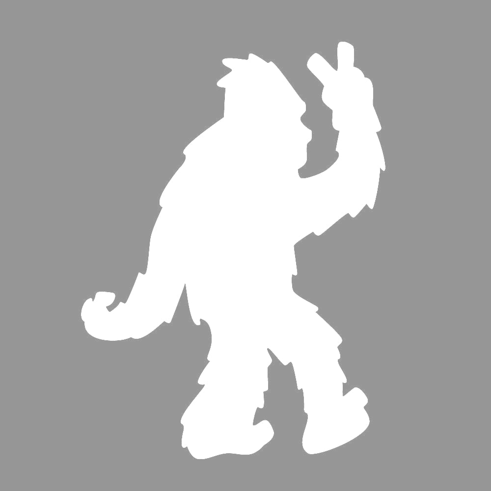 ピースするビッグフット 7