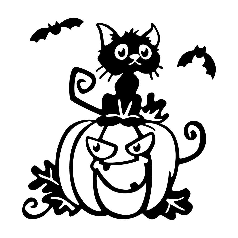 ハロウィンパンプキンとネコ
