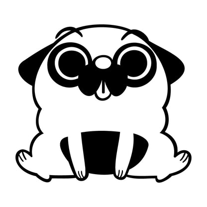 かわいいパグ
