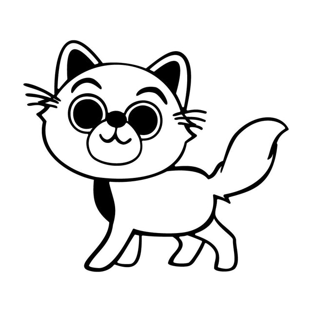 クリ目の猫